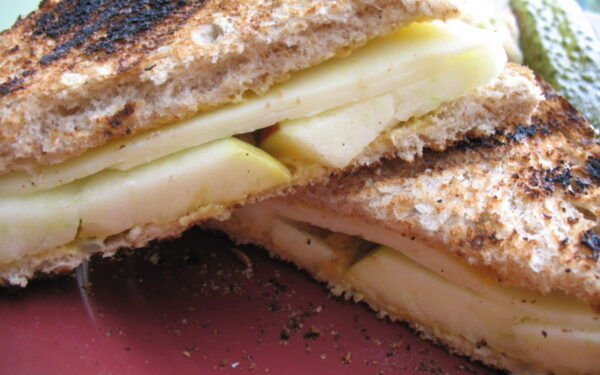 Apple-Cheddar Panini