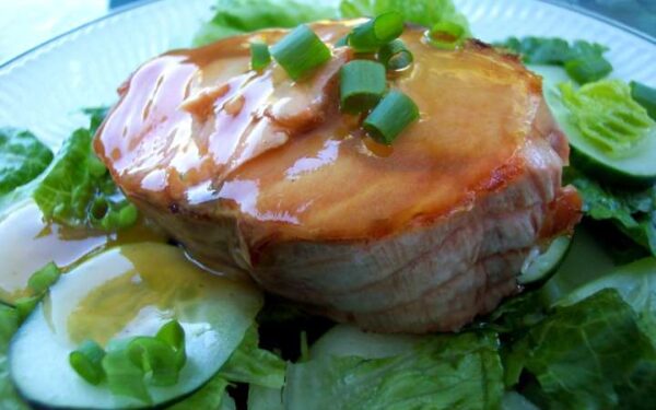 Apricot-Sauced Salmon