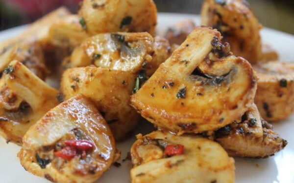 BBQ Mushrooms With Brazilian Spices