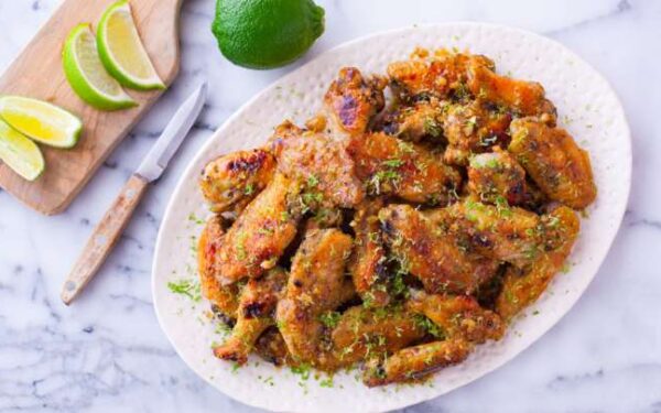 Baked Honey-Lime Chicken Wings