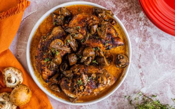 Balsamic Chicken and Mushrooms