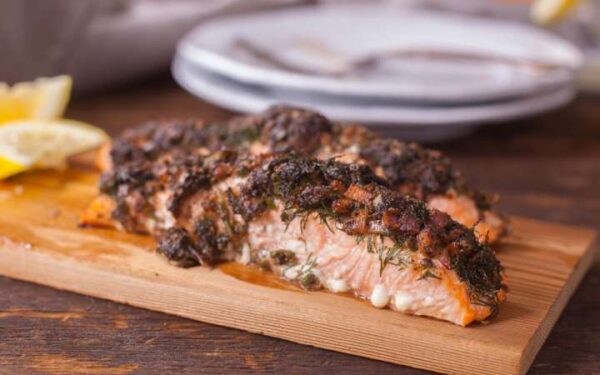 Cedar-Planked BBQ Salmon