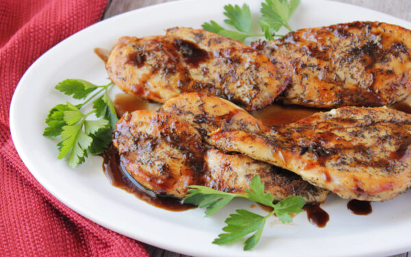 Chicken Breast With Honey-Balsamic Glaze