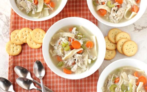 Chicken Soup and Homemade Noodles