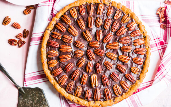 Chocolate-Peanut Butter Cookie Pie