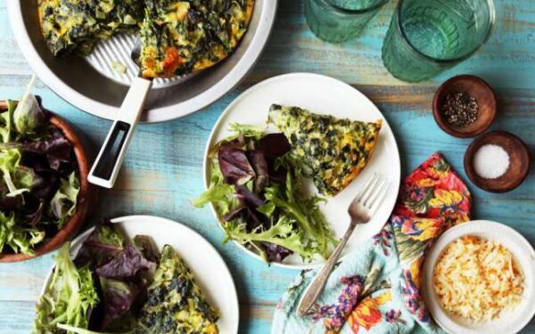 Crustless Spinach Quiche