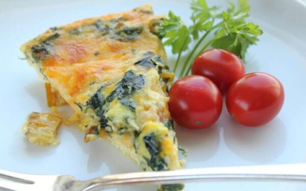 Crustless Swiss Chard Quiche