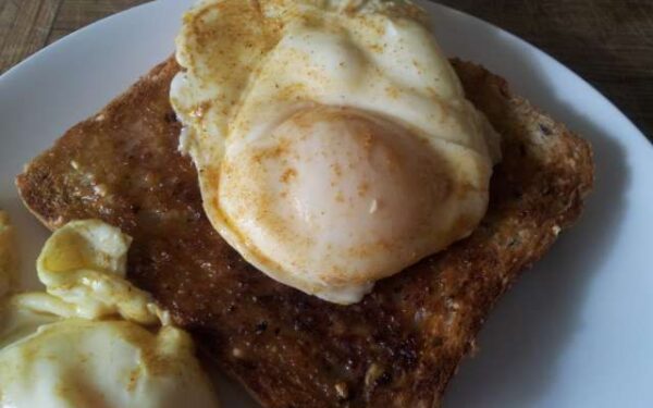 Curried Poached Eggs