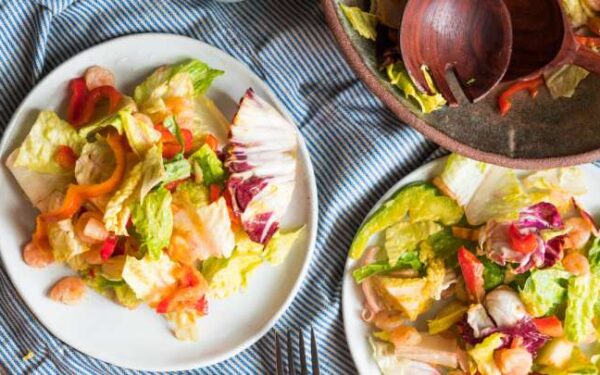 Easy Shrimp and Dijon Vinnaigrette Salad