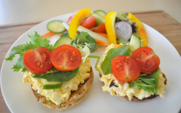 Egg Salad on English Muffin