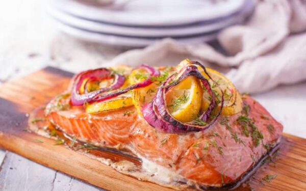 Grilled Lemon Salmon
