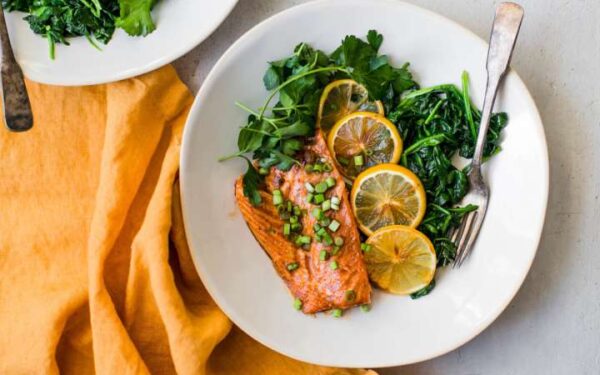 Honey Ginger Grilled Salmon