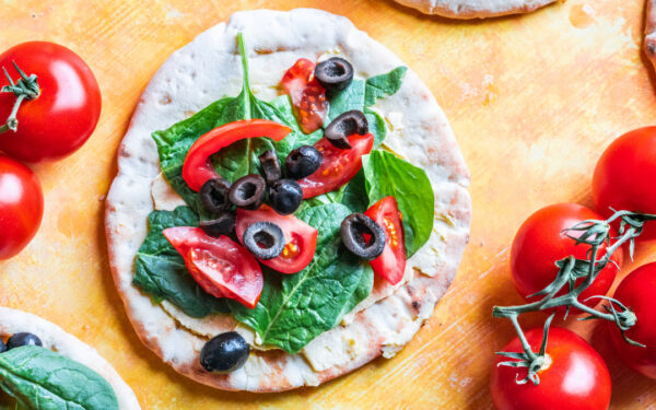 Hummus Pizza
