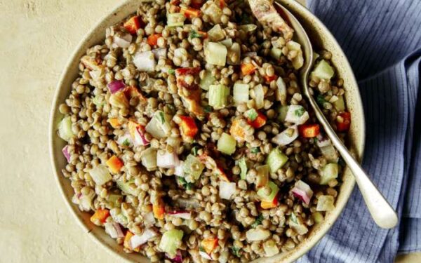 Lentils Du Puy and Bacon Salad
