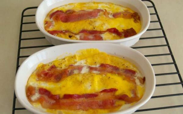 Low Stress Baked Eggs