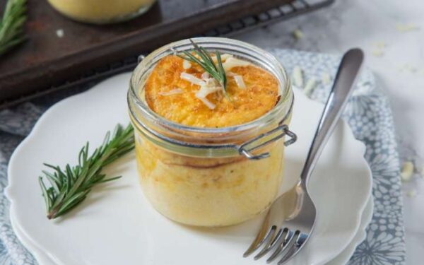 No Brainer Cheese and Egg Souffle