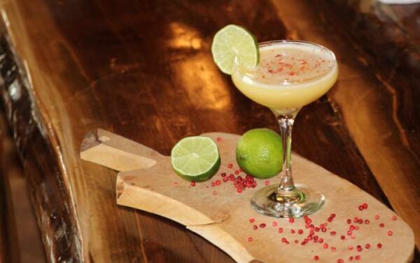 Passionfruit & Pink Peppercorn Gimlet