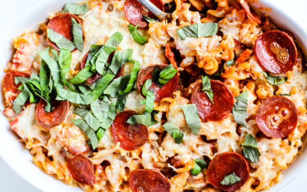 Pepperoni Pizza Casserole