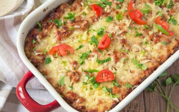 Quicky Ground Turkey or Beef Casserole