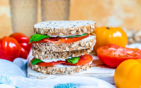 Simple Tomato Sandwich