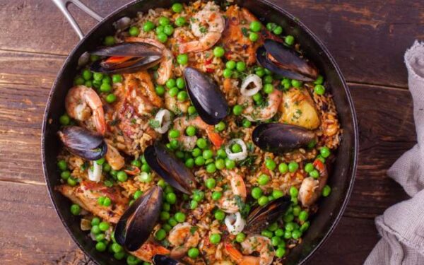 Spanish Seafood Paella