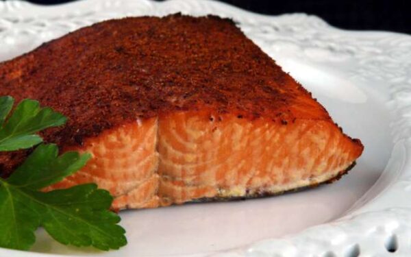 Spice Plank-Grilled Salmon