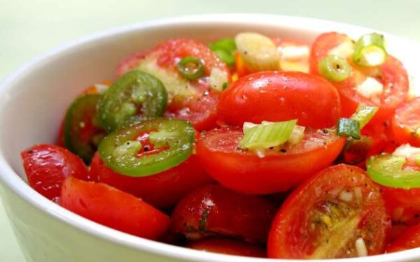 Spiced Marinated Tomatoes
