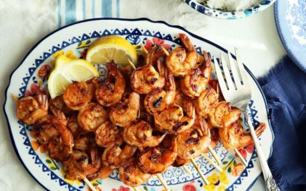 Spicy Grilled Shrimp Skewers