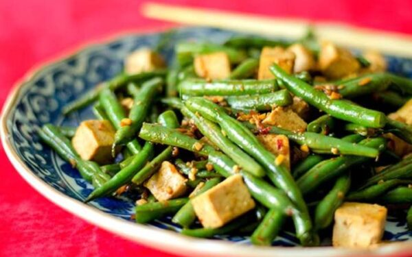 Szechuan Green Beans and Tofu (Gluten-Free, Vegan)