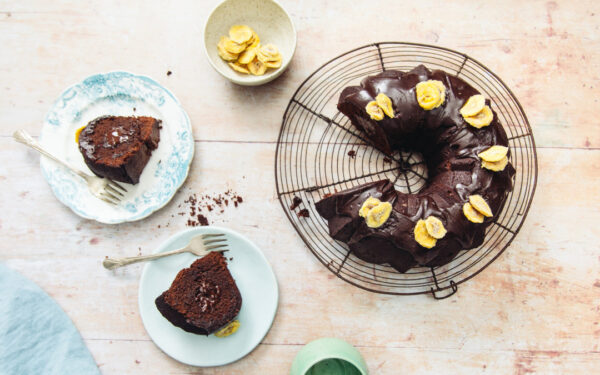 Tunnel of Fudge Banana Cake