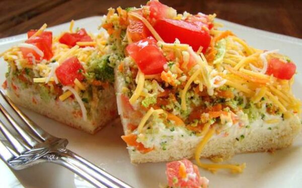 Veggie-Lovers Crescent Roll Pizza