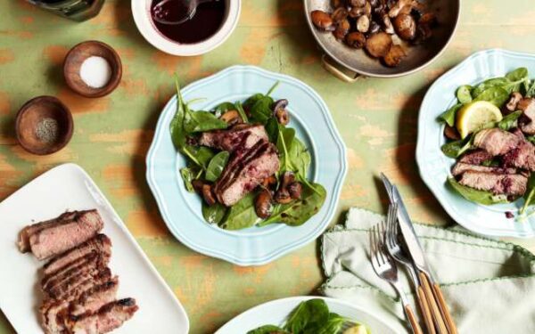 Warm Steak-And-Mushroom Salad